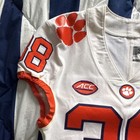 2016 Championship era Clemson Tigers Game Used Football Jersey #38 Size 36 COA  — photo 7