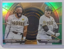 2025 ToppsSeries2 DynamicDuos Fern.Tatis Jr. Man.Machado #DD-9 GreenFoil Sp17/99