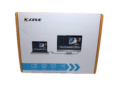 KCEVE DP HDMI USB 3.0 KVM Switch 2 Computer 2 Monitors, Dual Monitor - Black 4k