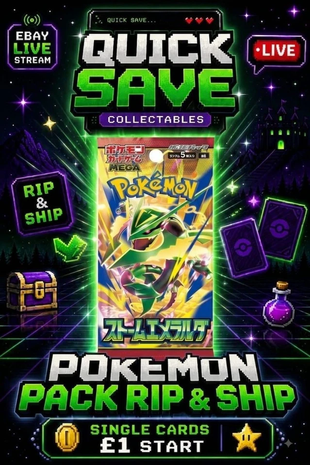 Storm Emeralda Pack Rips | £2 Pokémon Singles Start! + More!!