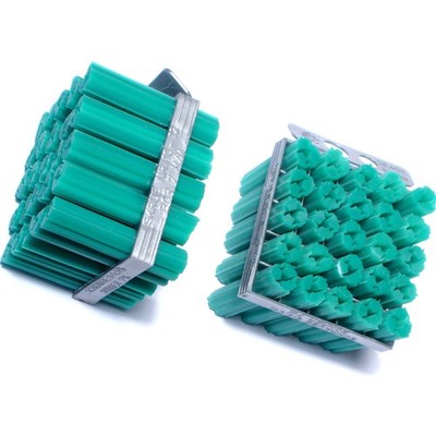 100-Piece 1/4''x1-1/4'' Expandet Screw Anchors for Drywall Masonry Concrete