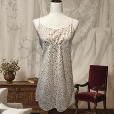 Old Navy Beige Brown Floral Slip Dress Adjustable Straps Size S