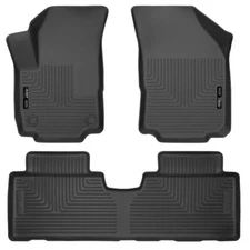 Husky Liners Weatherbeater Black 1st & 2nd Row Floor Mats for Chevrolet Equinox