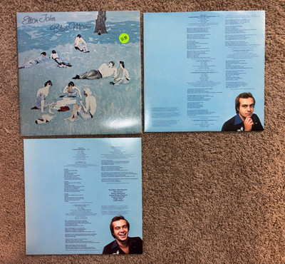 ELTON JOHN Blue Moves 2XLP Gatefold  1976 MCA/Rocket Record Company  EX!