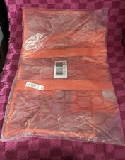 Victoria s Secret Orange Logo Mesh Summer Beach Tote Weekender Bag