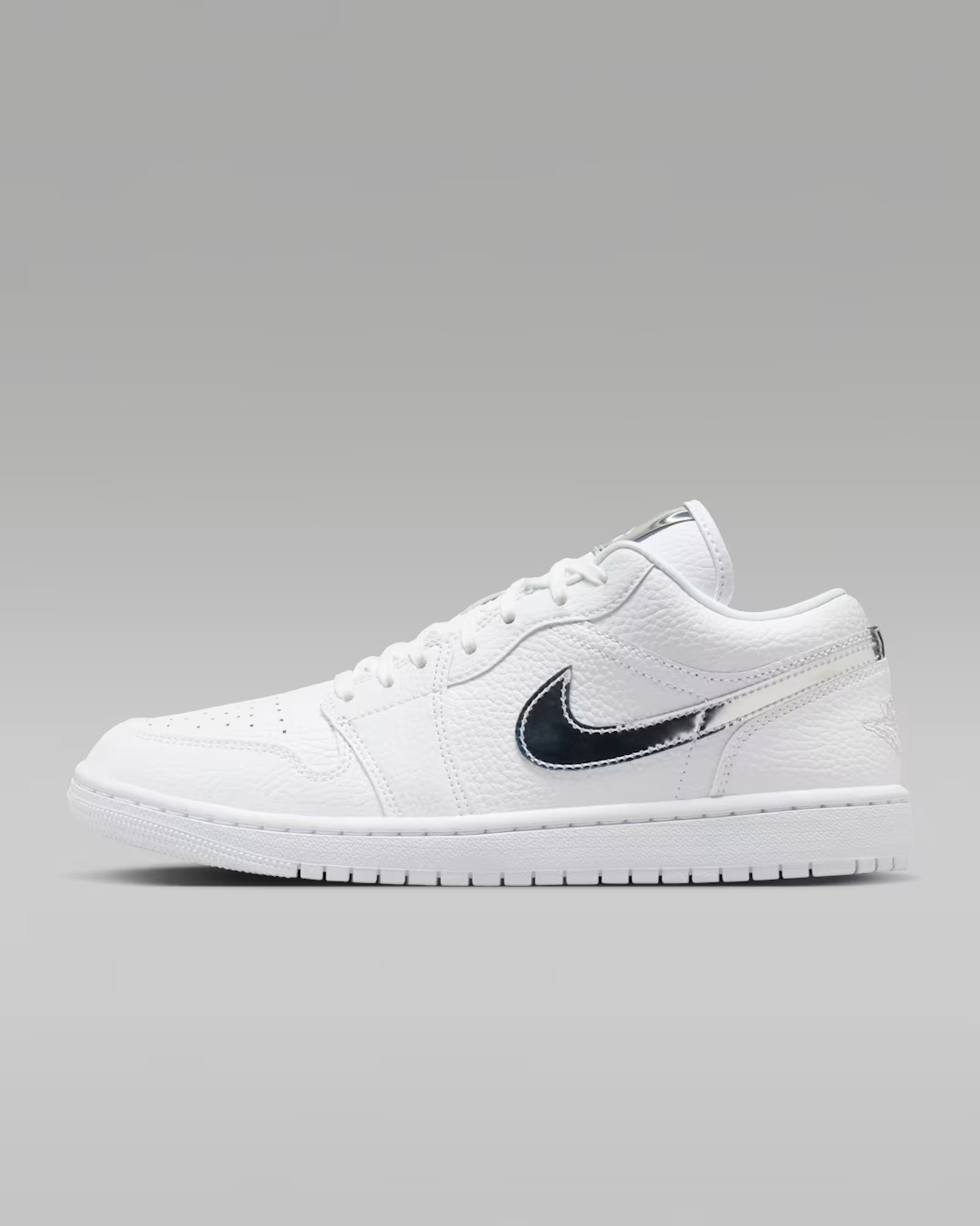 White/Metallic Silver