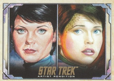2021 Women Star Trek Art Images ARTIST RENDITION Insert AR12 Ezri Dax