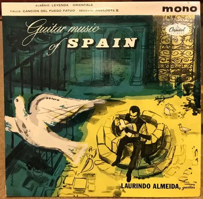 Laurindo Almeida Guitar Music of Spain Vinyl Single 7inch Capitol