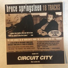 1999 Bruce Springsteen Tracks Vintage Print Ad Circuit City Tpa16