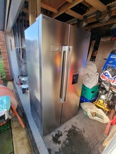 Beko American Fridge Freezer Frost-Free, Stainless Steel