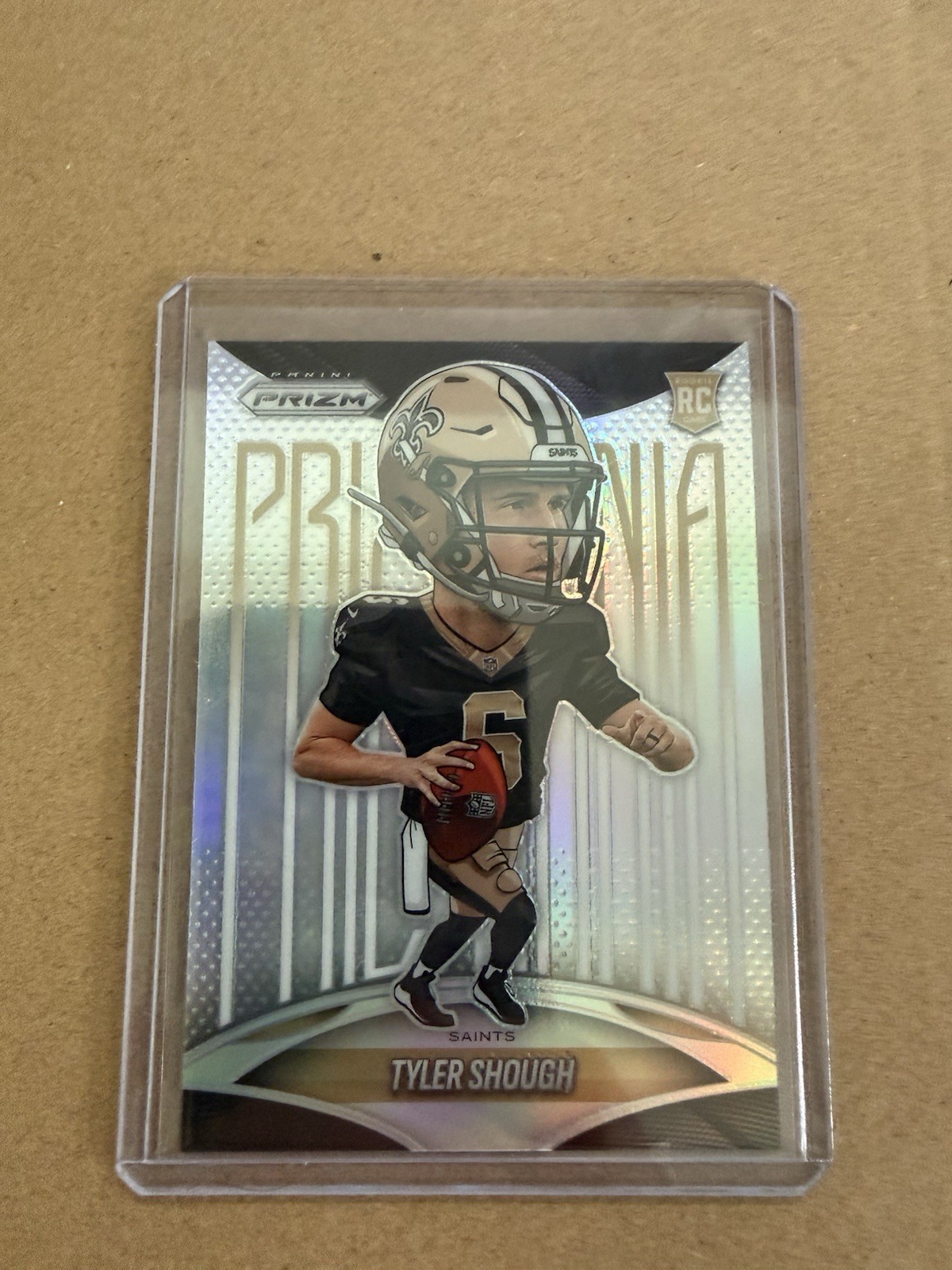 2025 Panini Prizm - Tyler Shough Rookie Silver Prizmania Case Hit SSP Saints