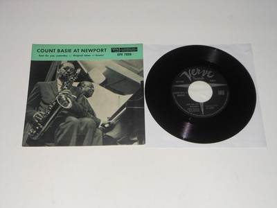Count Basie - 7'' EP - At Newport - DE - Verve Records EPV 7029