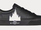 Givenchy Disney Men’s Black Leather Logo Lace-Up Sneakers US 10.5 New — photo 5