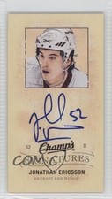 2009-10 Upper Deck Champ's Mini Signatures Jonathan Ericsson #CS-ER Auto 1o3