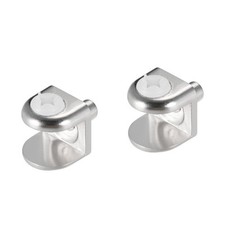 Glass Shelf Brackets Glass Clamp Clip Shaft Mount for 5-8mm , Type-03, 2 Pcs