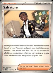 Salvatore 160/162 Temporal Forces Uncommon Pokemon TCG