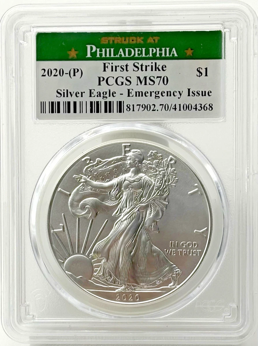American Eagle MS 70 Graded 2020 Silver Bullion Coins for sale | eBay