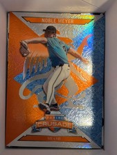 Noble Meyer /75 2025 Panini Crusade Miami Prospect Orange Foil