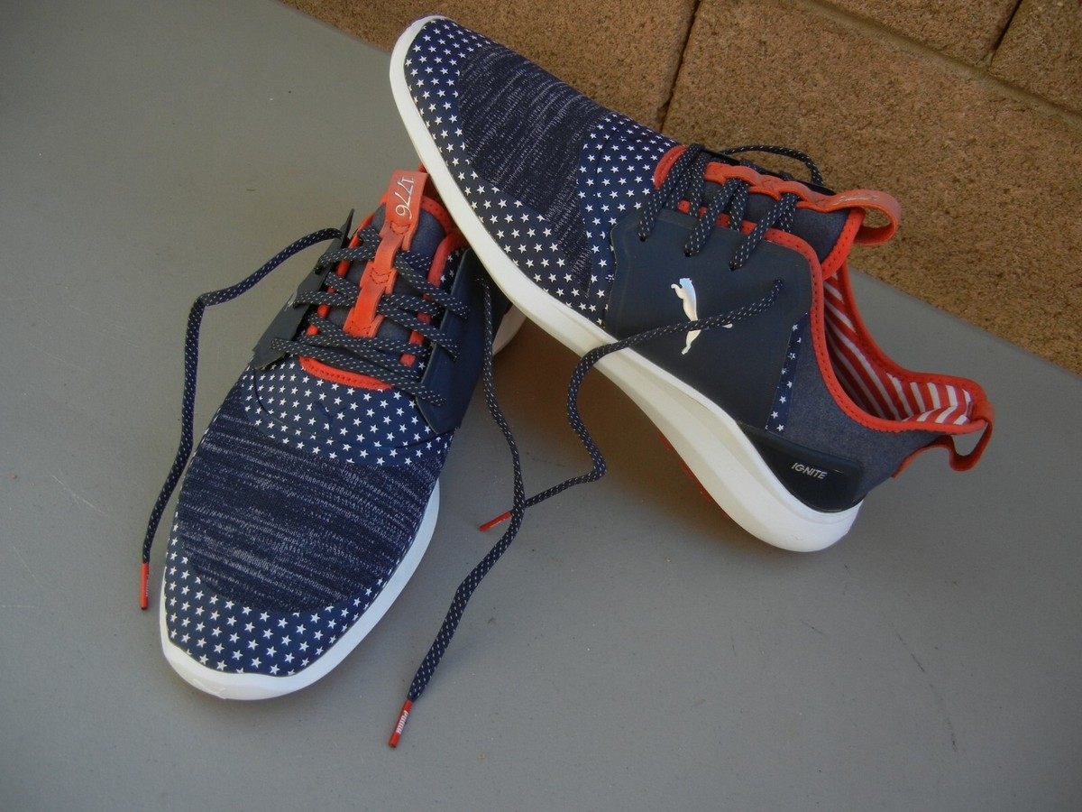 PUMAイグナイト パワーアダプト ケージド スターズ＆ストライプズ26.5