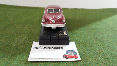 Miniature Voiture Tucker 1948 - Solido 1/43 Bordeaux Métal - Occasion Collection