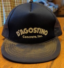 Vintage Snapback Hat Cap Trucker D'Agostino Concrete Inc.