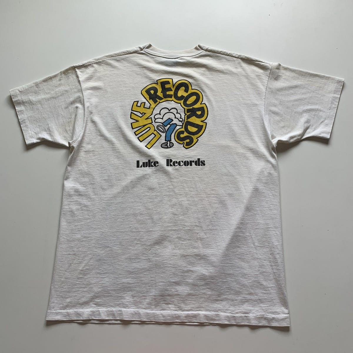 Vintage 1990s 2 Live Crew Luke Records Graphic Rap T Shirt Men