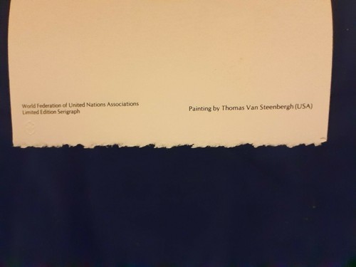 THOMAS VAN STEENBERGH 1979 SIGNIERT mit ERSTTAGSABBRUCH - Bild 2 von 3