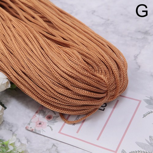 200m 3mm Nylon Cordón Hilo Hágalo Usted Mismo Cojín de Mano Sombrero Crochet Línea Hueca Artesanía - Imagen 19 de 36