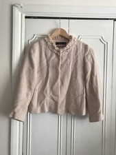 Hallhuber Ladies Pink Jacket Size 36 Euro / 8 Uk