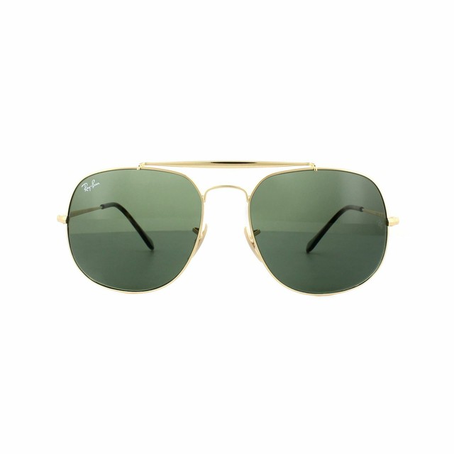ray ban general gold