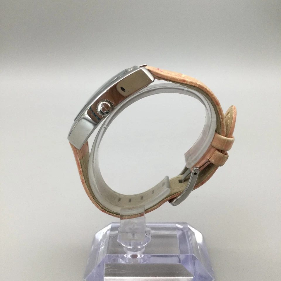 Женские часы Officina Del Tempo Tank 31 мм серебристые блестящие дата новый аккумулятор - Изображение 3 из 4