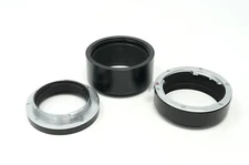 Leica R Mount Macro Extension Tube Set 14134-1, 14134-2, 14135