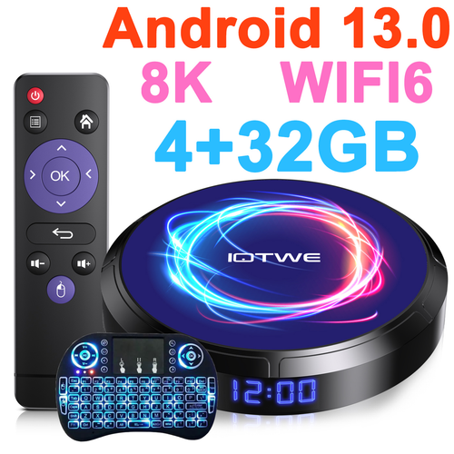 Smart Internet TV BOX Android13 4G 128 GB 8K HD Quad-Core 5G WIFI Lettore multimediale - Foto 17 di 23