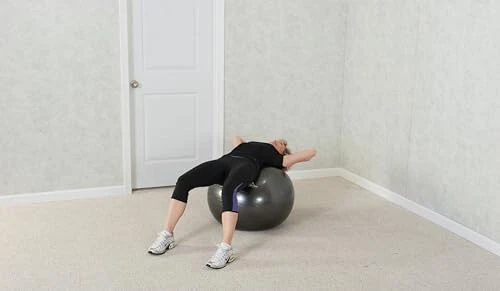 Bola de estabilidad de grado profesional Black Mountain Products, púrpura, 75 cm Foto 4 de 4