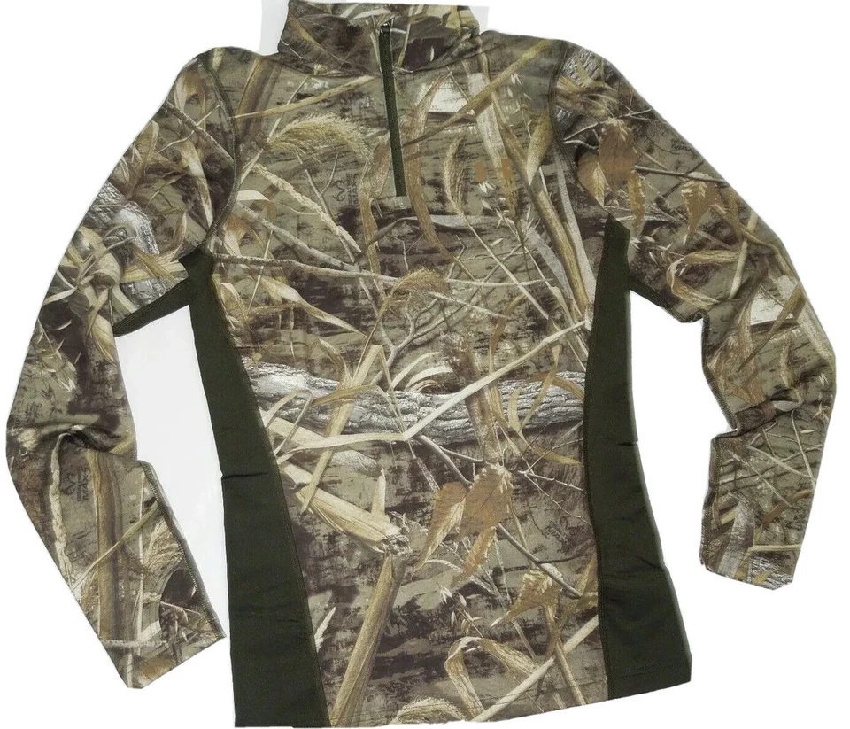 Under Armour mens Infrared Scent Control 1/4 Zip Pullover -Medium -Real tree Max - Image 3 of 4