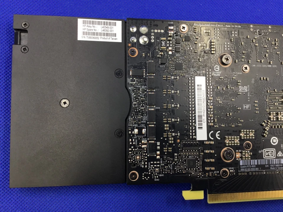 HP NVIDIA QUADRO RTX 4000 8GB GDDR6 Graphic Card - Image 3 of 3