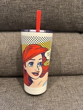 Zak Designs Disney Little Mermaid ARIEL 19.5oz Tumbler W/ Straw New 2023