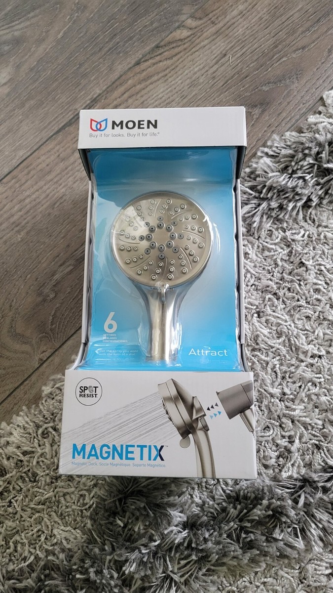 MOEN Attract w/ Magnetix 6-spray 3.75 in. Dual Shower Head  