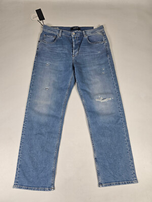 Replay Maijke 573 Bio Straight High Rise Fit denim Jeans Hose Gr 31/28