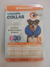 Protective Inflatable Collar for Dogs and Cats - Soft Pet Recovery Collar LARGE
