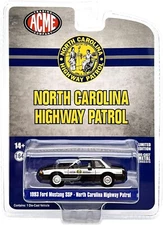 ACME 1:64 1993 Ford Mustang SSP North Carolina Highway Patrol Greenlight 51495