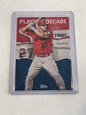 Mike Trout 2020 Topps Player Of The Decade Drive For Five Angels Card #MT-21