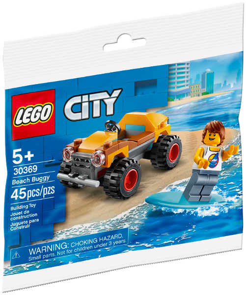 RARE! LEGO 30369 City Beach Buggy *NEW Factory sealed polybag*