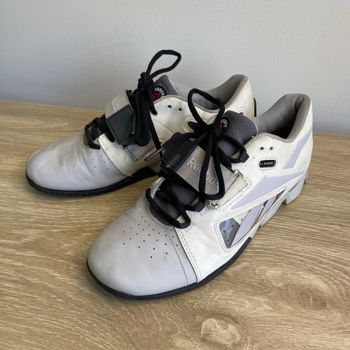 Reebok Black White Crossfit U Foam Shoes Sneakers Training Size US 8