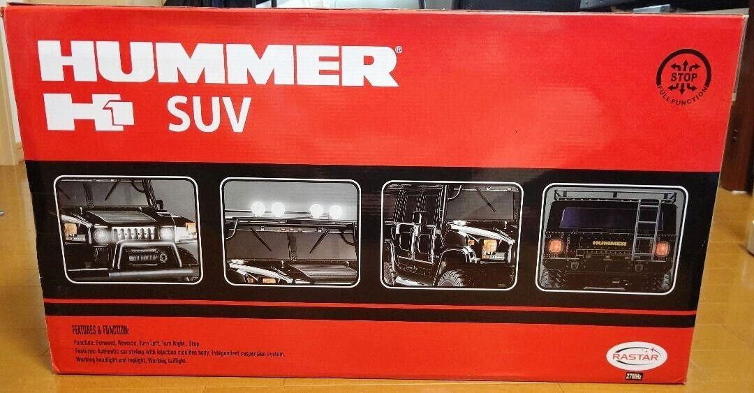 Near Mint RASTAR Hummer H1 1/6 Big Size RC Car SUV / SUT w Near Mint RASTAR Hummer H1 1/6 Big Size RC Car SUV / SUT w