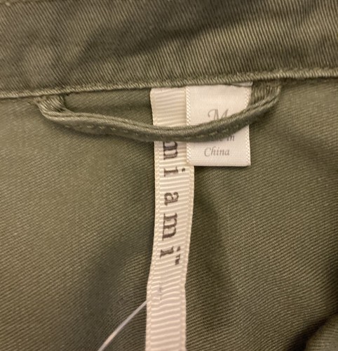 Francesca’s Miami Green Size M Zip Up Jacket NWT - Picture 5 of 6