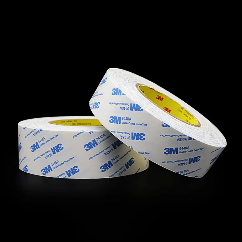 Cinta blanca extremadamente fuerte de doble cara 3M 9448A 3~20MM*50M para móvil y artesanía Foto 4 de 4