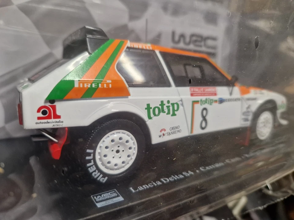 Lancia Delta S4 Rallye  Sanremo 1986 - Wrc Collection Rally- Die Cast 1/24 - Immagine 4 di 4