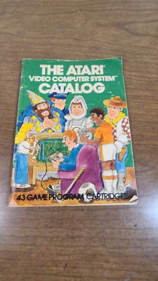 Atari 2600 Video Computer System 43 Game Program Catalog 