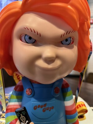 Universal Halloween Horror Nights Chucky Talking LightUp Popcorn Bucket SOLD OUT